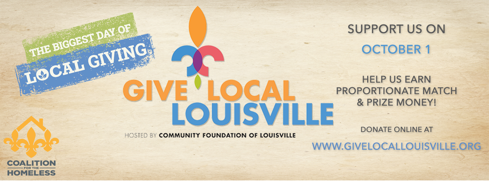 Give Local Louisville with logo